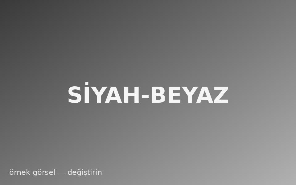 Siyah-beyaz kare